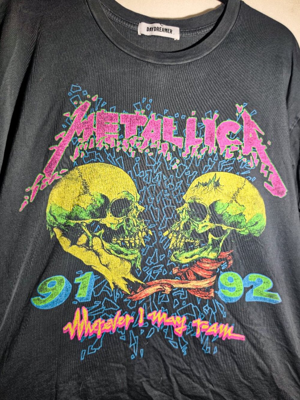 DayDreamer Metallica Large Tshirt 91-92 Vintage Collectors RARE Great Shape - Picture 4 of 4